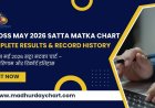 DPBOSS May 2026 Satta Matka Chart – Complete Results & Record History